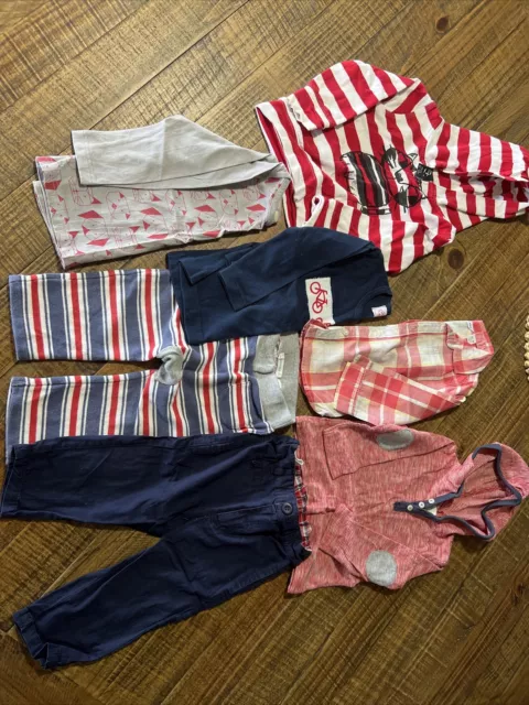 Bulk Bundle Of Boys Clothing Size 1 12 Months Country Road, Purebaby, Minti