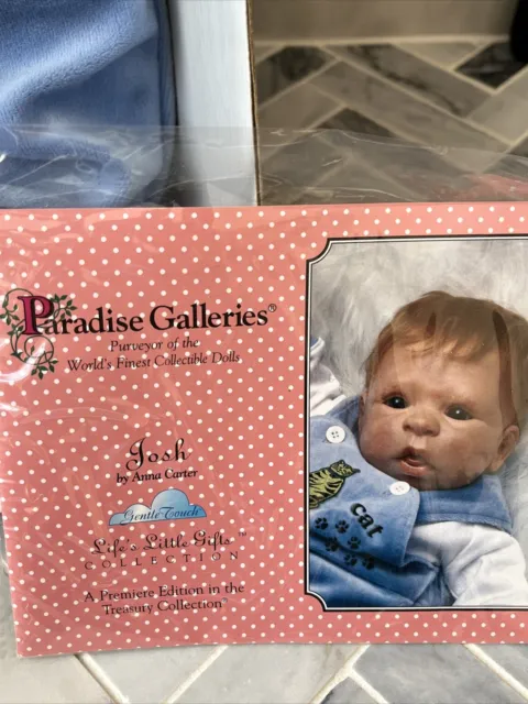 NIB Treasury Collection Paradise Galleries Gentle Touch Josh Doll By Ann Carter 5