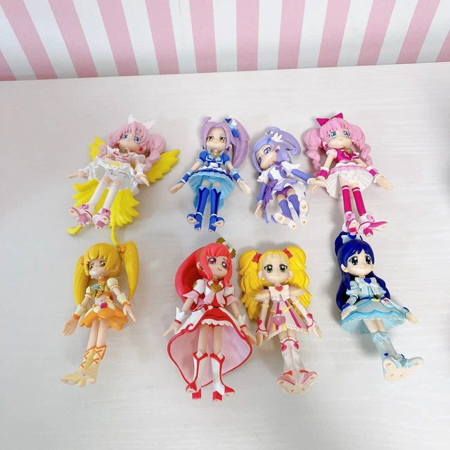 GLITTER FORCE PRECURE Figure Doll lots of Set 8 bodies Set Toy Pretty