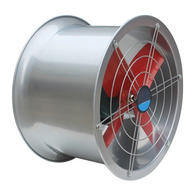 thumbnail image 2 of 20 Inch Axial Exhaust Fan - 220V, 6000 M³/h, 370W, High Volume Cylinder Pipe Fan 2 of 5