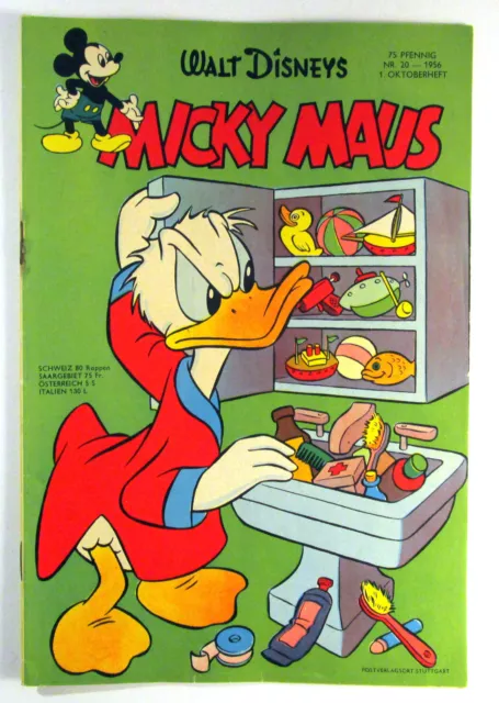 Micky Maus 1956 Heft 20 von 1956  1 Oktoberheft Walt Disney Original Ehapa