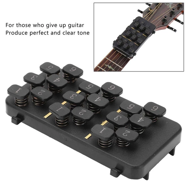 Entraîneur D’Accords De Guitare Mini – 6 Frettes, Cordes Réglables – Outil Pratique Pour Débutants