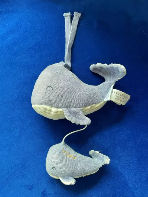 LITTLE DUTCH Whale Music Box grigio asilo nido appeso musical bambino