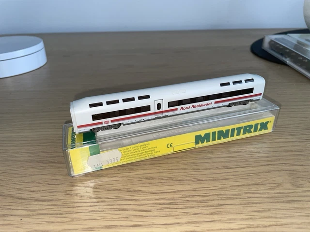 MINITRIX N GAUGE 13094 Ice High Speed Railway 'Bord Restaurant' Coach ...