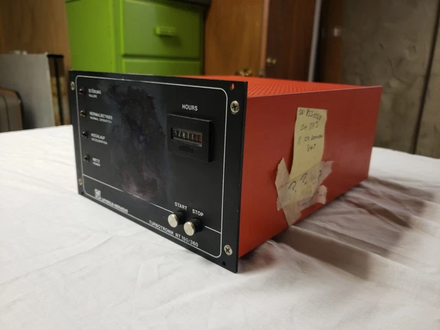 LEYBOLD HERAEUS TURBOTRONIC NT 150/360 Vacuum Turbo Pump Controller 85472-1