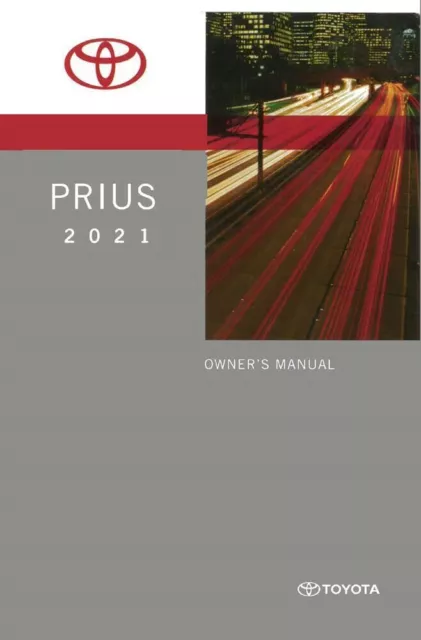 2021 Toyota Prius Owners Manual User Guide