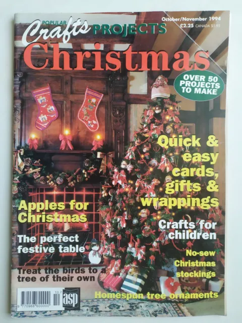 Popular Crafts Christmas Projects Magazine October/November 1994