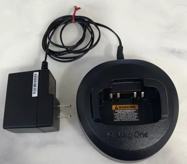 Genuine OEM Motorola MAG ONE Radio Desktop Charger PMLN5041A & Power Supply