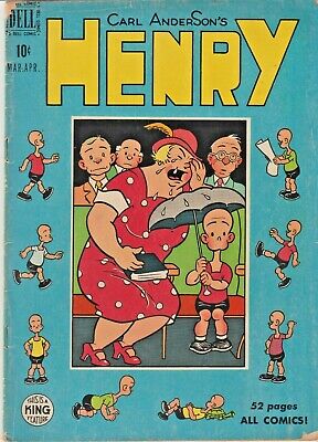 Henry #12  Henrietta  Carl Anderson  Dell  Golden-Age 1950