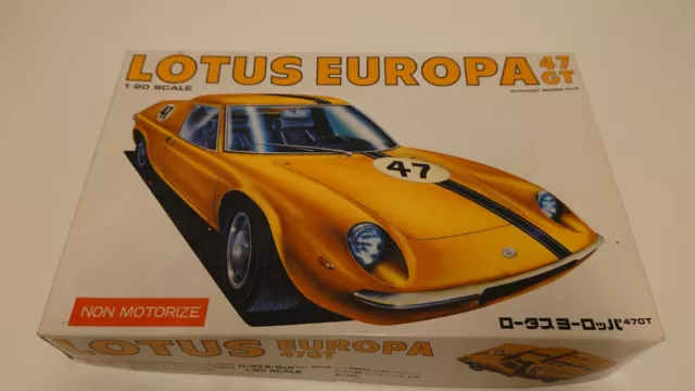 Bandai Lotus Europa Gestartet - Modellbausatz 1/20 Massstab Sammlungsset