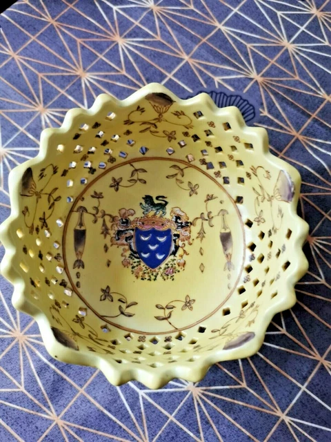 CORBEILLE ANCIENNE EN Metal Argente Avec Poincon Lutetia.. EUR 4,00