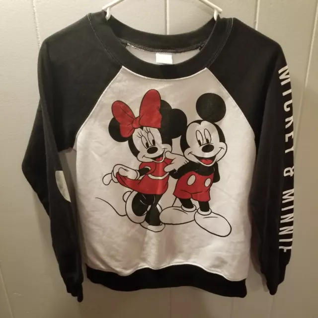 Disney Mickey & Minnie Mouse Long sleeve Graphic Sweatshirts Size X Small