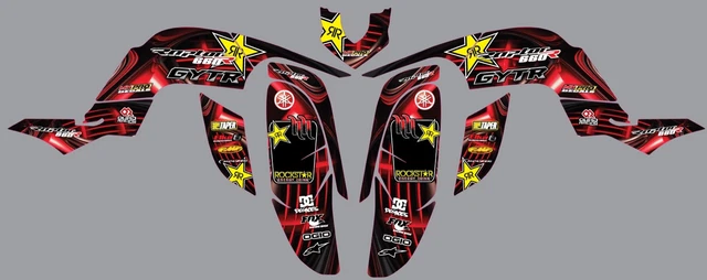 Fits Yamaha Raptor 660 graphic kit decals stickers atvgraphics all years