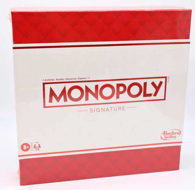 HASBRO GAMING MONOPOLY SIGNATURE (Collector's Edition) Board Game New
