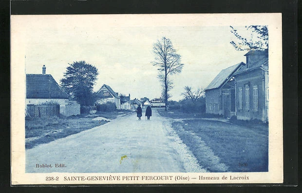 CPA Sainte-Genevieve Petit Fercourt, hamlet of Lacroix