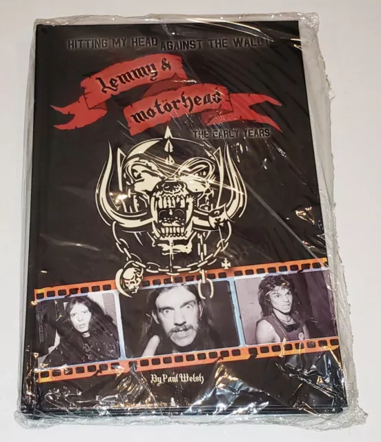 Motorhead 2017 Lemmy Hitting My Head The Early Years Hard Cover Book Mint Sealed