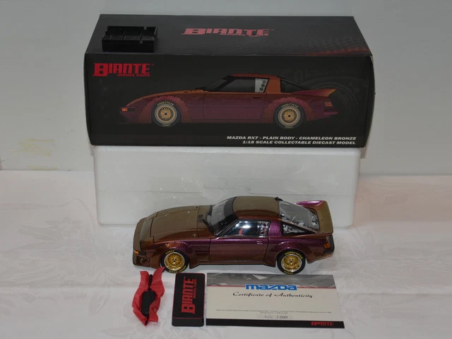 1:18 BIANTE - Mazda RX-7 Chameleon Bronze - Plain Body Race
