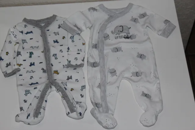 Starting Out Carters Preemie Baby Boy One Piece Footed Sleeper 