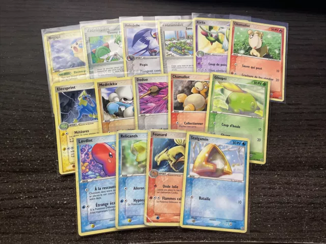 Lot 15 Ex Emerald Pokemon Cards Used Cos/Uncos/Rare