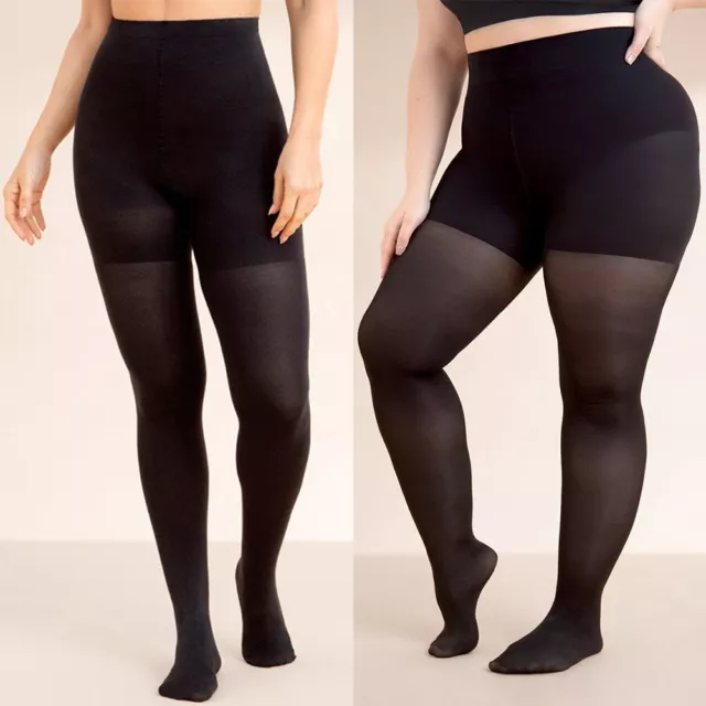 Sophisticated Black Sheer Stockings Sexy Pantyhose for Plus Size Ladies