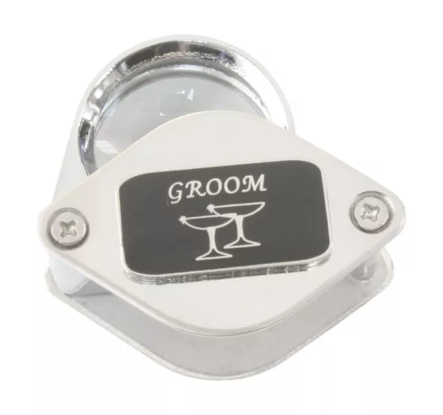 Groom Jeweller's Magnifying Loupe 20x21mm Free Engraving 479