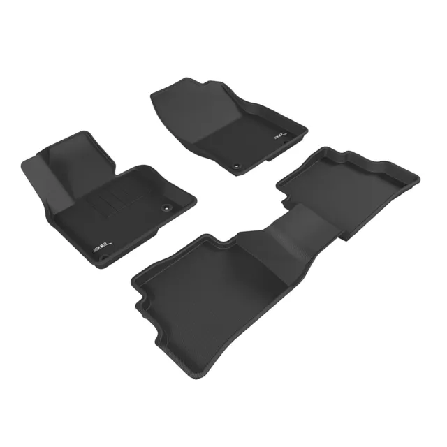 3D MAXpider Kagu Series Custom Floor Mat Liner Set, 2017-2021 Mazda CX-5, Black