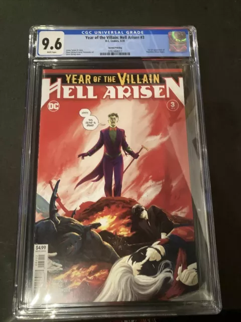 Jahr des Bösewichts: Hell Arisen #3 - CGC 9.6. 2. Druck - 1. Punchline