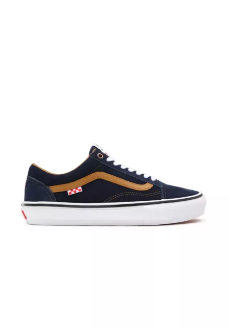 Scarpe Skate Vans Skate Old Skool (Reynolds) Navy Golden Brown