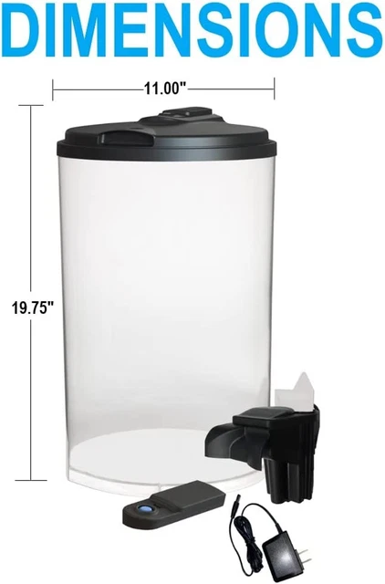 Plastic 6-Gallon Aquaview 360 Aquarium Kit for Tropical Fish, Betta Fish with LE 3