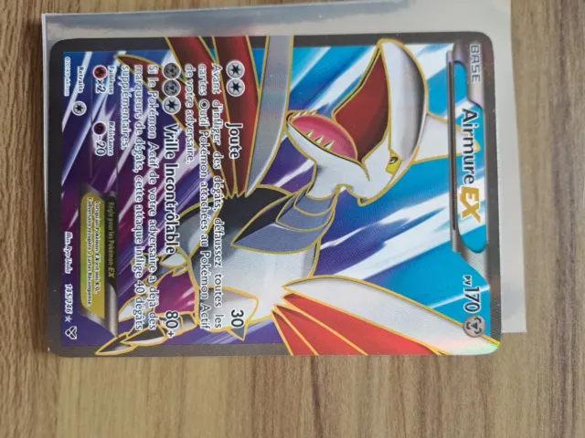 carte Pokémon Airmure EX 145/146 #1 XY NEUF FR