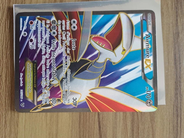 carte Pokémon Airmure EX 145/146 #1 XY NEUF FR