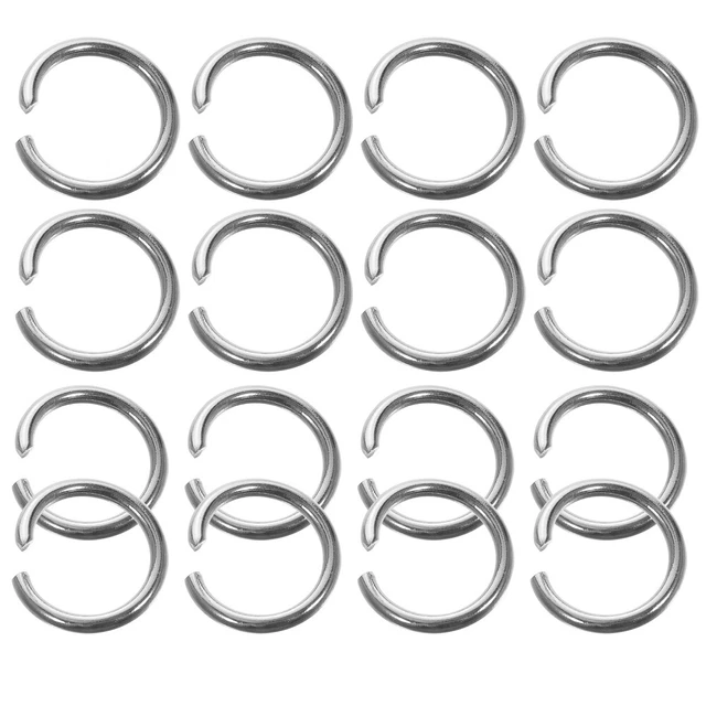 200 piezas de acero inoxidable joyería de anillo abierto joyería material de joyería material de fabricación material