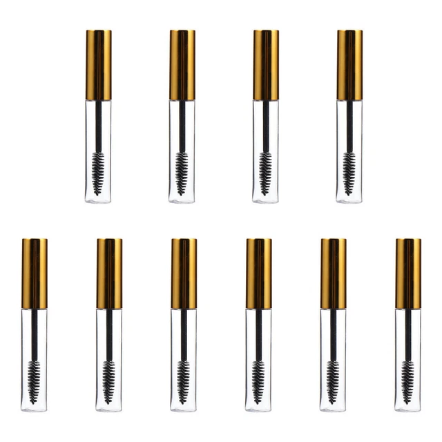 10 pz fiale di plastica mascara bottiglia ciglia vuoto contenitore da viaggio tubo ciglia