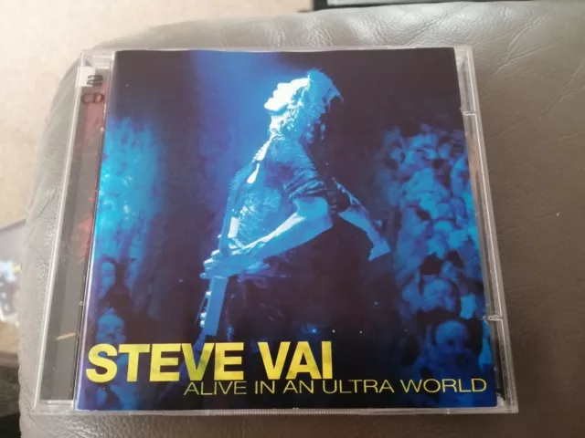 STEVE VAI Alive In An Ultra World 2 x CD Album