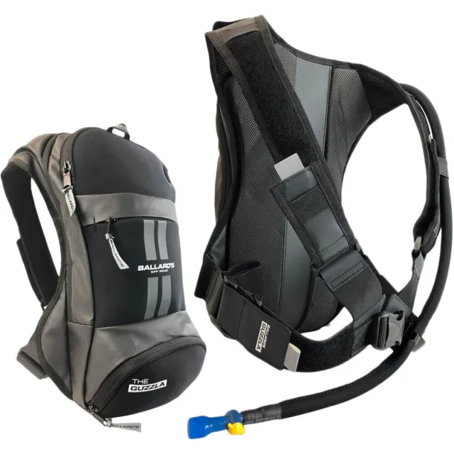 Ballards Dirt Bike MTB The Guzzla 2L Black Hydration Pack Drink System