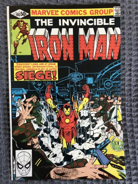 Marvel Iron Man #148 Jul 1981 Siege Romita Layton Michelinie 9.2-9.4 Range