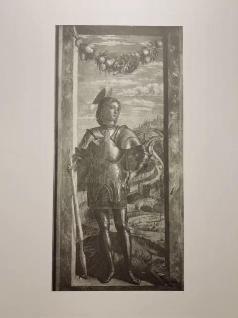 Impression D'art Héliogravure Antique 1905 Andrea Mantegna Peinture...