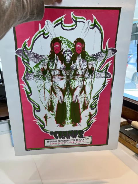 The Cramps Nottingham Poster September 25, 2003 Translucent Exteremely rare The Cramps Nottingham Poster September 25, 2003 Translucent Exteremely rare