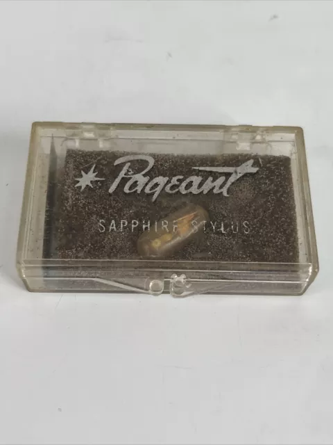 Pageant Synthetic Sapphire Needle 09-1130  NOS Estate Untested Jukebox