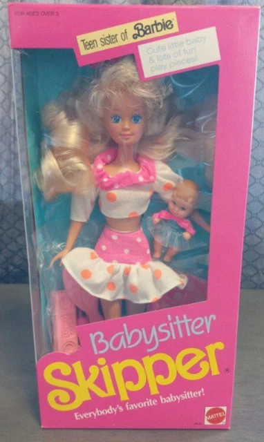 1990 Babysitter Skipper Teen Sister Of Barbie No.9433 New Sealed