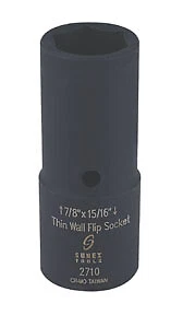 1/2" Drive, 7/8" x 15/16" Thin Wall Flip Socket 2710 Sunex Tools 2710 0 Metal
