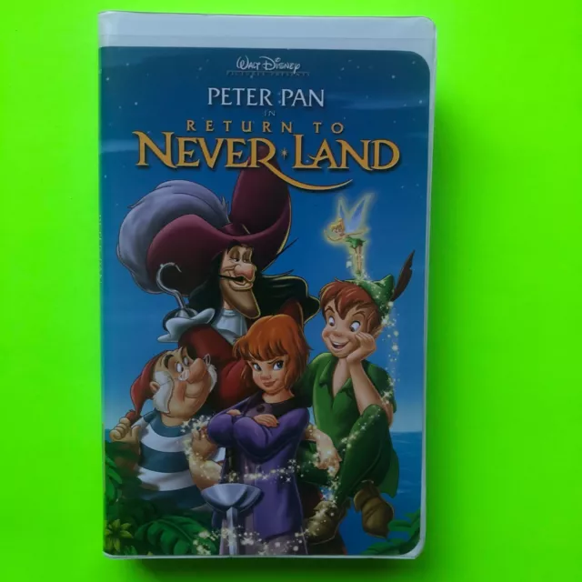 Peter Pan In Return To Neverland VHS (23964) Walt Disney Sequel Clamshell