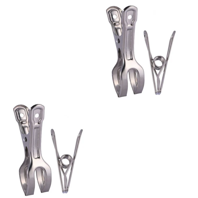 48 pz clip antiruggine indumenti in metallo antivento asciugamano spiaggia