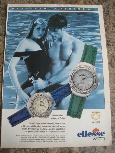 Ellesse sharkskin watch sales strap