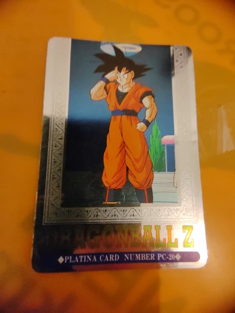ドラゴンボールZ PLATINA CARD NUMBER PC29 CARTE DRAGON BALL Z Platina Card Number PC-29 1995 Japan OCCASION