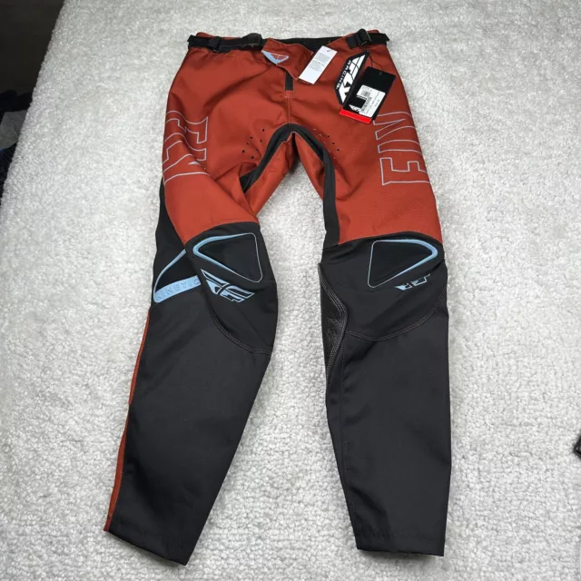 Fly Racing Pants Men 30 Kinetic Fuel Rust Blke Dirtbike Riding Gear MX Motocross