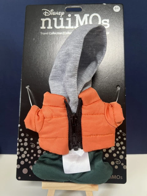 Disney 2021 nuiMos Costume Outfits Orange Puffer Jacket with Gray Hoodie