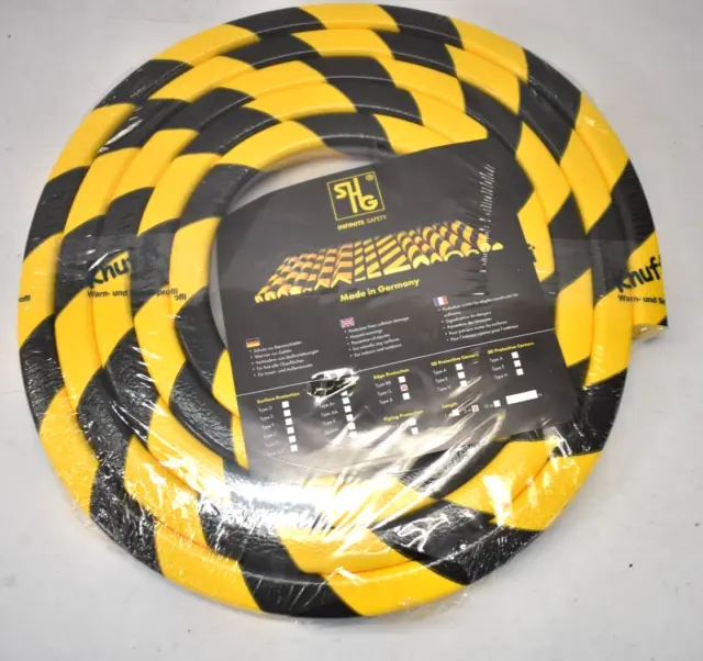 SHG Infinite Safety Knuffi 60-6760 Yellow/Black Type G Edge Trim 5m Long