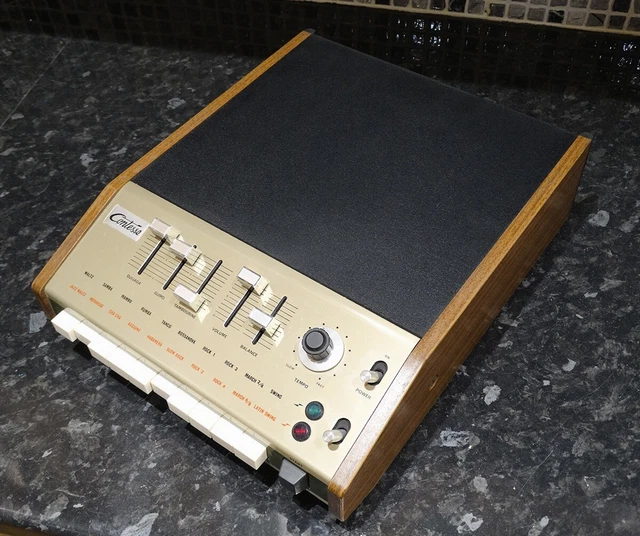 VINTAGE KORG MINI Pops 7 Analogue Drum Machine with Slip Case and User ...