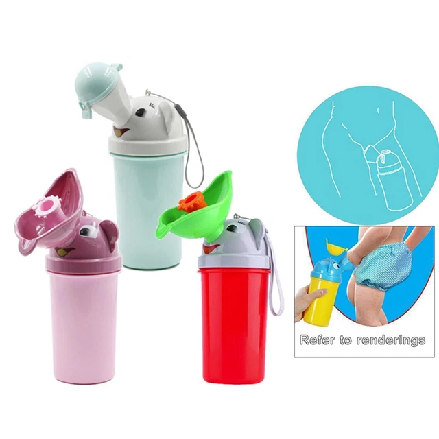 TRAVEL URINAL POTTY Toilet Antileakage Pee Bottle Cup Jar for Kids